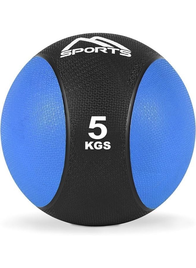 Medical Ball 5 kg | Professional Studio Quality | For Gym, Fitness Training, Body Building, Physical Therapy, Rehabilitation | Various Colors - Image 1